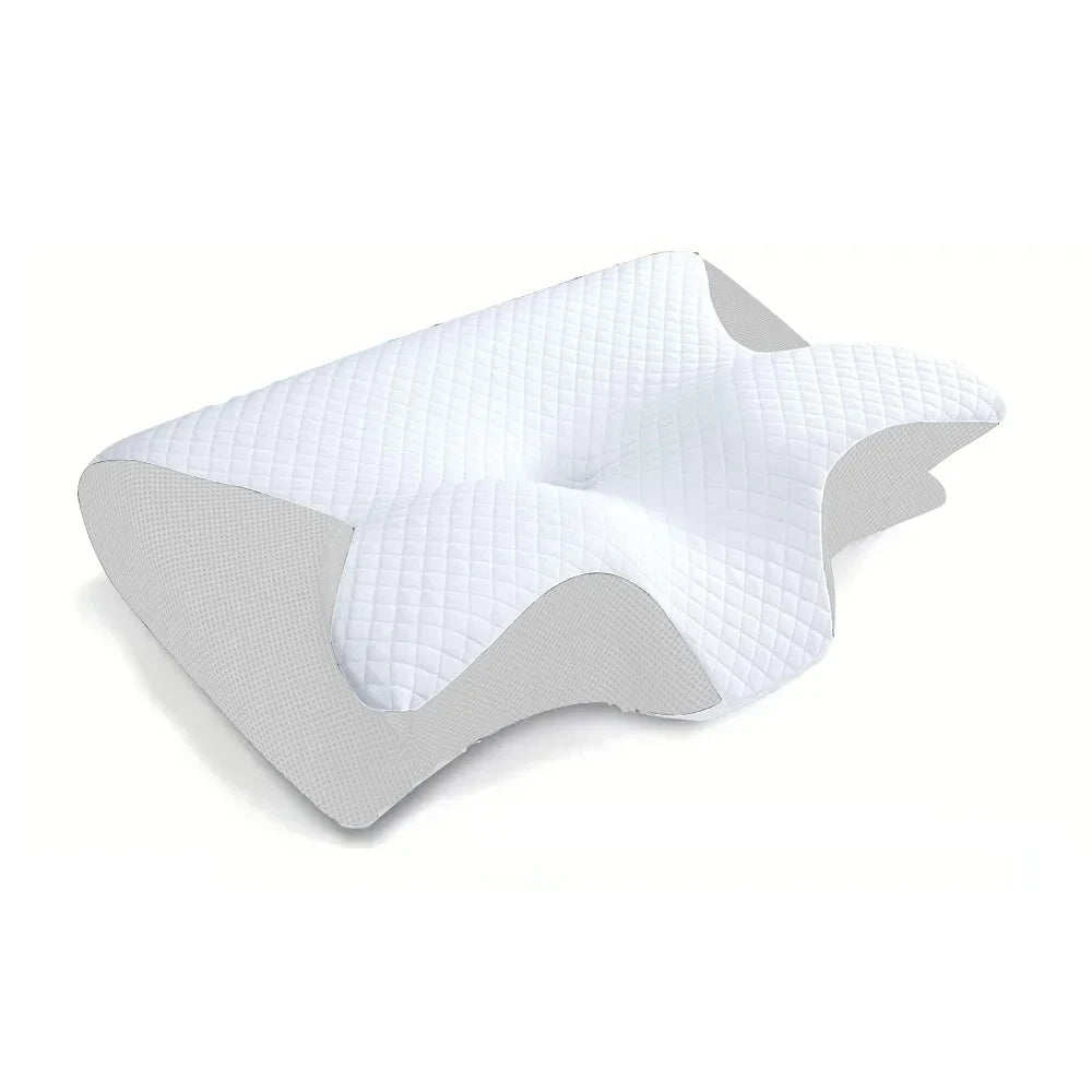 Almohada Cervical Viscoelástica Ergonómica | Alivio Dolor de Cuello y Cervicales al Dormir