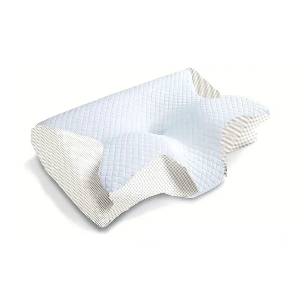 Almohada Cervical Viscoelástica Ergonómica | Alivio Dolor de Cuello y Cervicales al Dormir