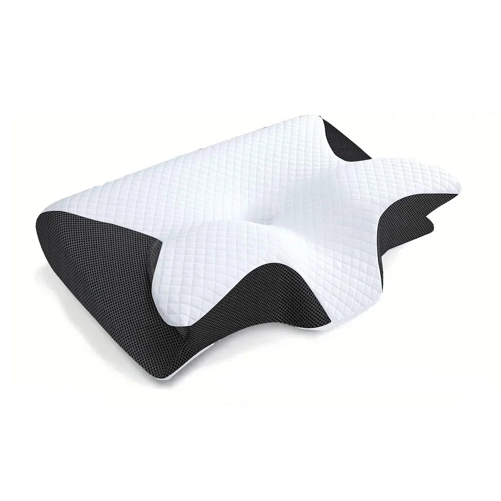 Almohada Cervical Viscoelástica Ergonómica | Alivio Dolor de Cuello y Cervicales al Dormir