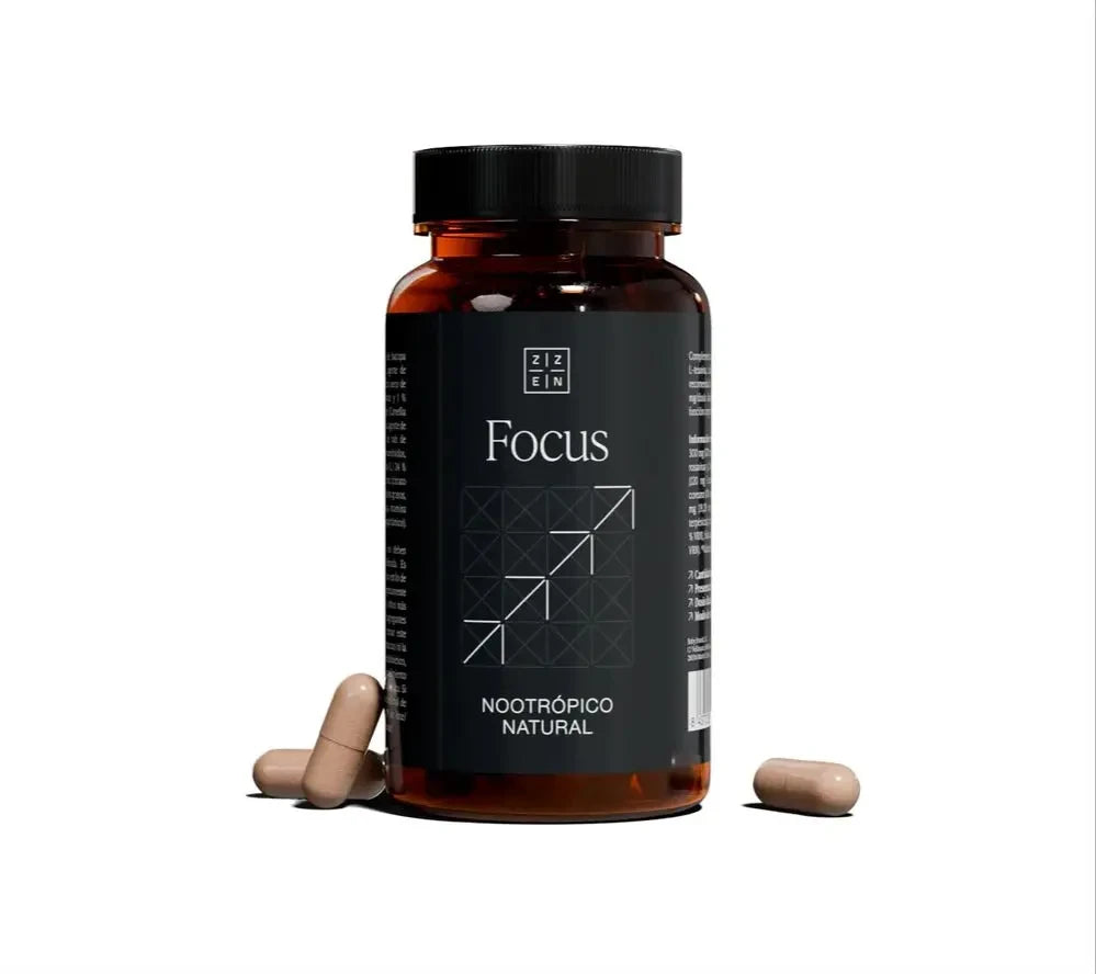 Zzen Nootrópico Natural | Suplemento para Concentración, Memoria y Energía Mental sin Cafeína