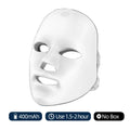 Mascarilla LED Facial Recargable 7 Colores | Fototerapia para Acné, Arrugas y Rejuvenecimiento