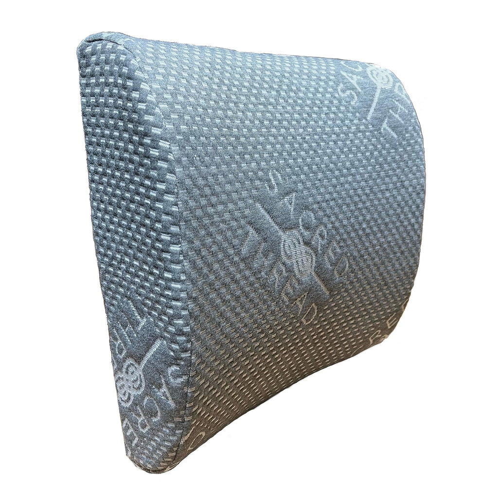 Set cojín lumbar y coxis memory foam para silla de oficina