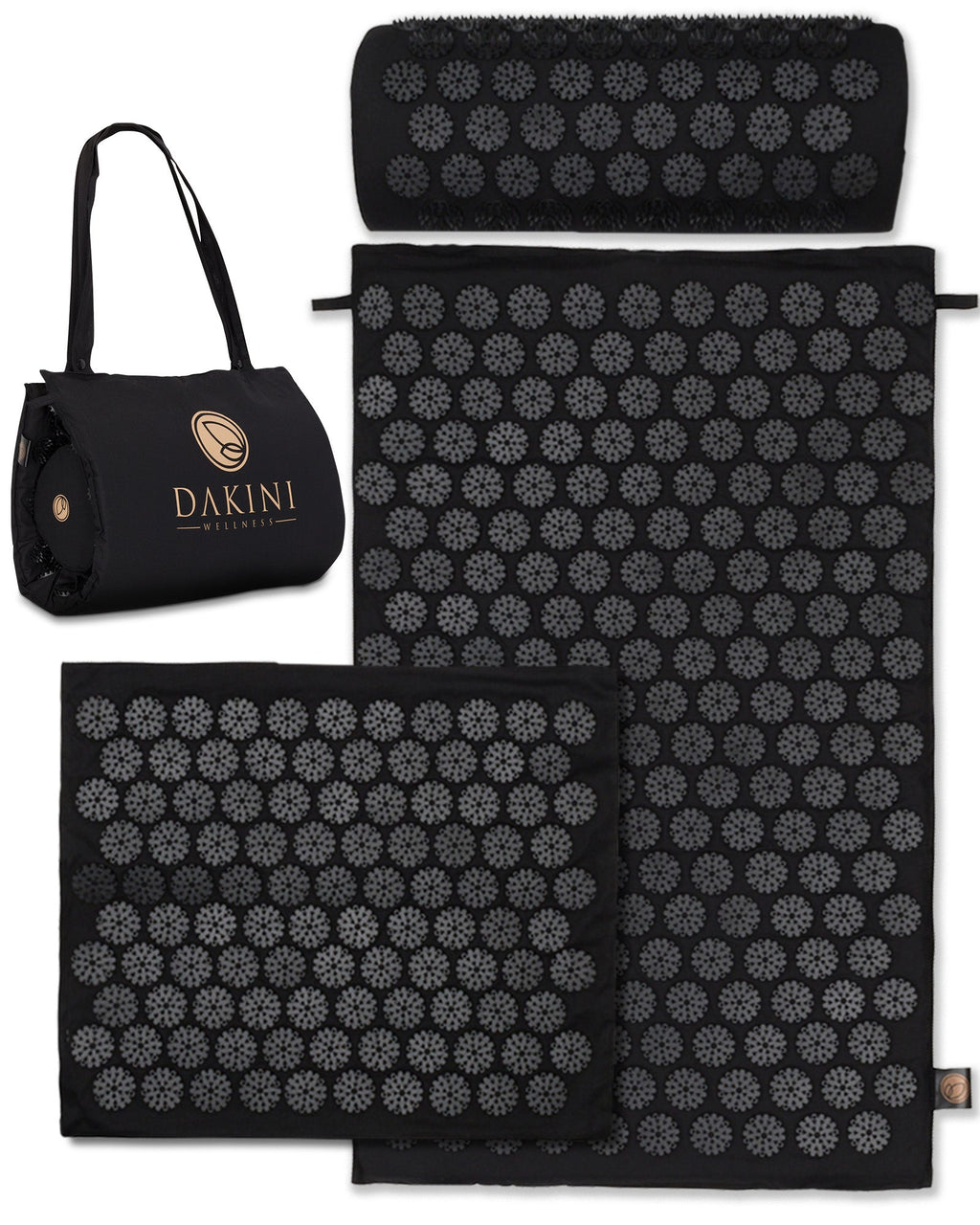 Set esterilla de acupresión con almohada cervical y bolsa
