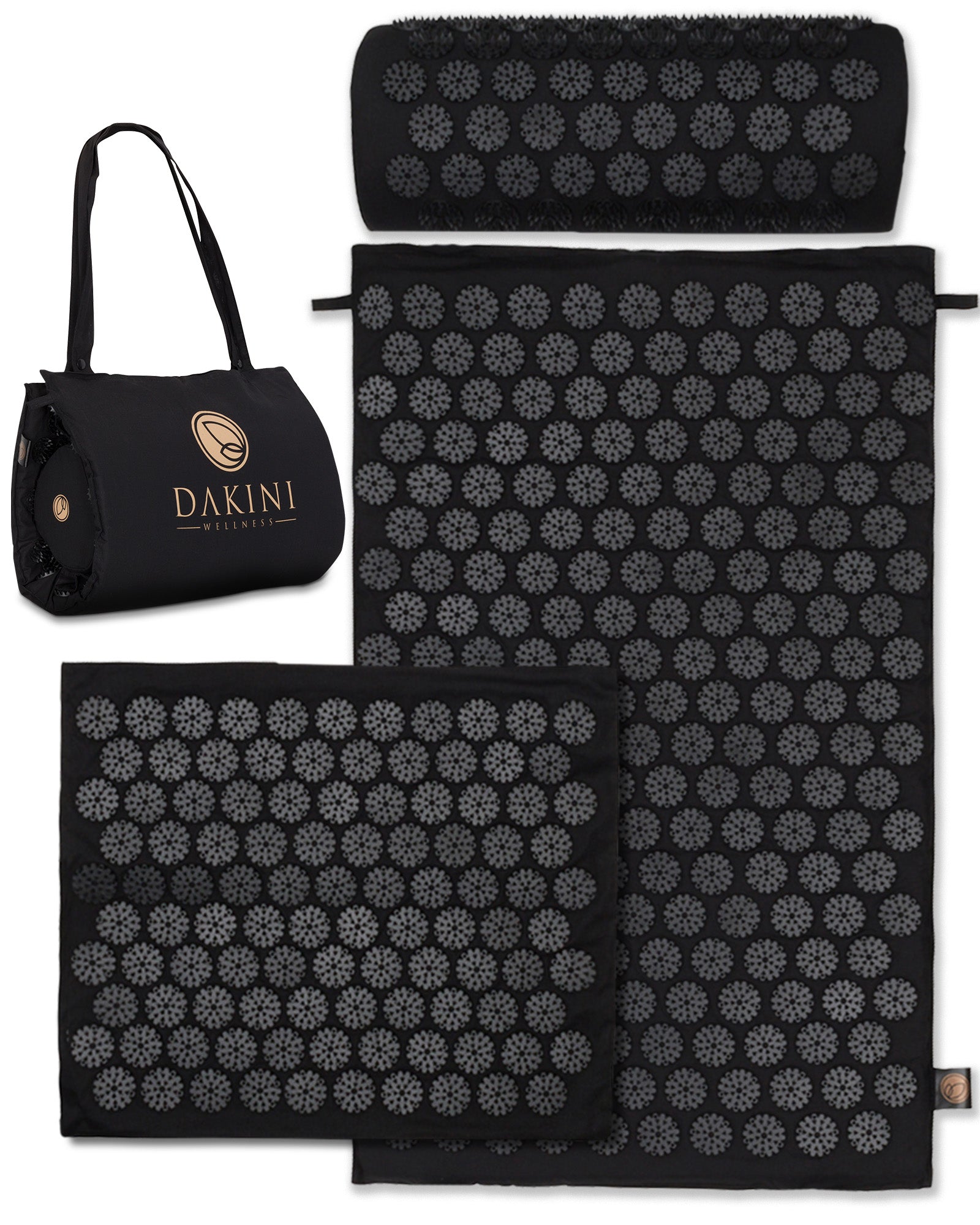 Set esterilla de acupresión con almohada cervical y bolsa