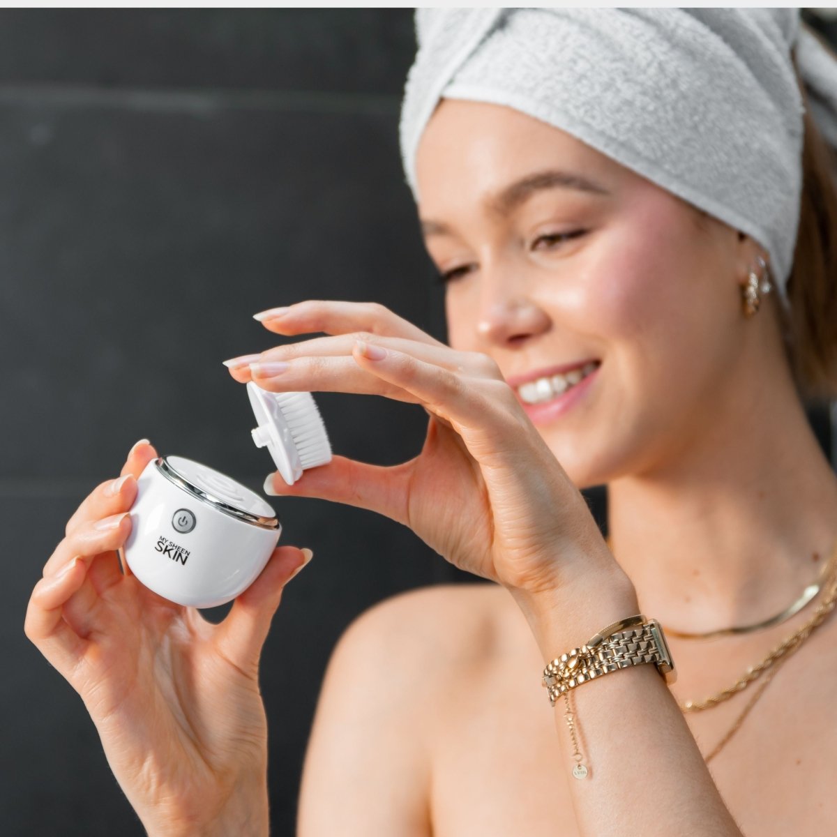Cepillo sónico facial - limpieza profunda de poros