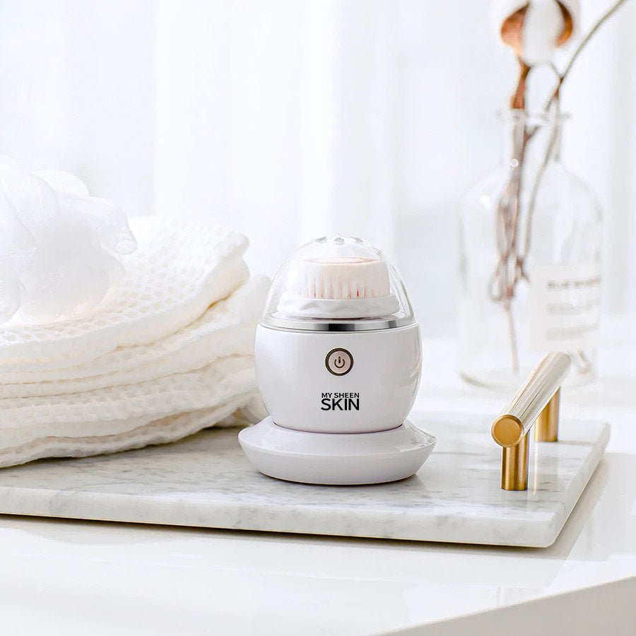 Cepillo facial sónico - uso en ducha